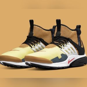Mens Nike Air Presto Mid Utility sneakers Brand new size 12 Yellow Black